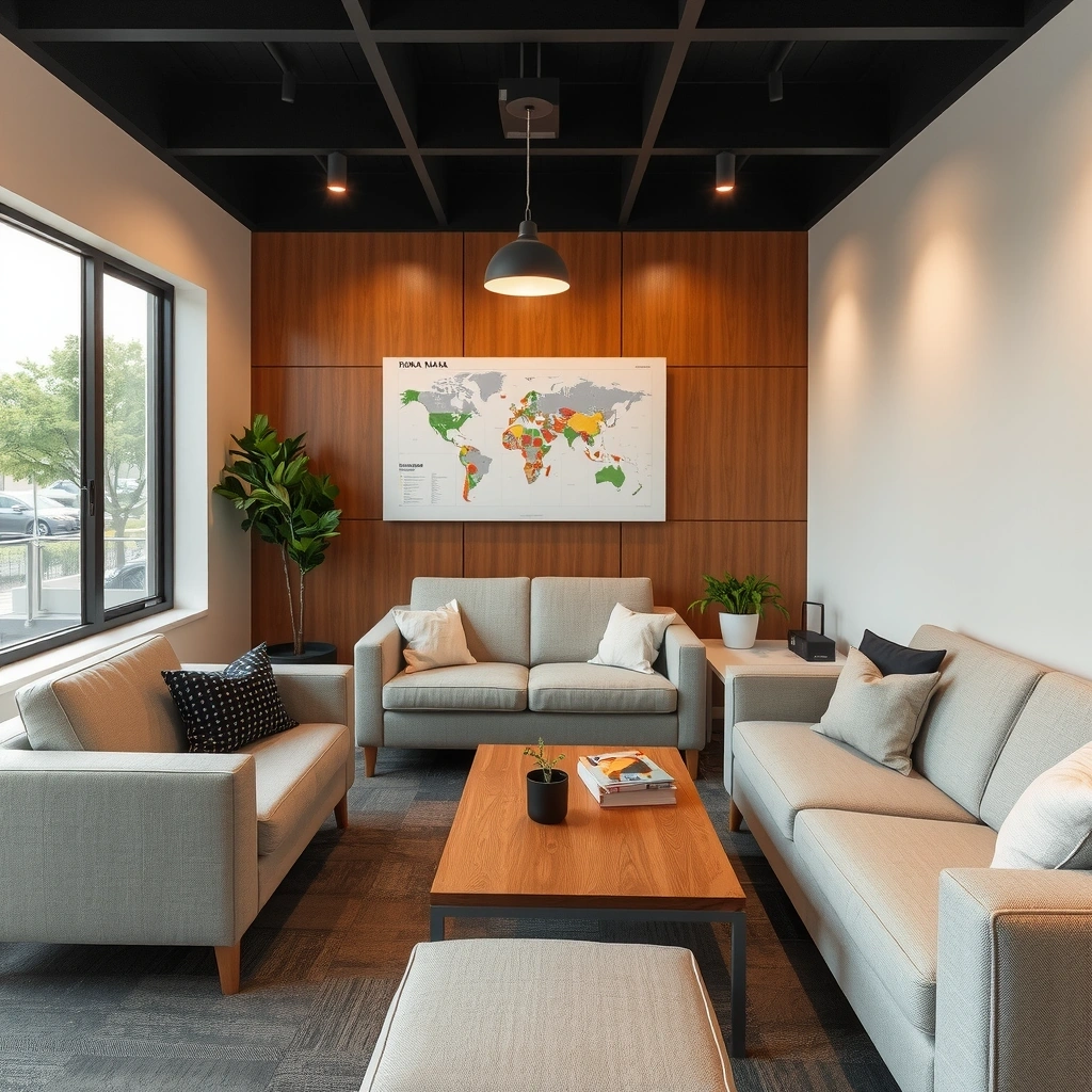 Зона отдыха в офисе